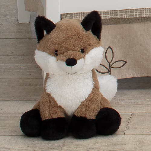 Lambs & Ivy Painted Forest Plush Fox Stuffed Animal In Brown