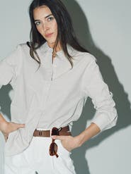 The Shirt by Rochelle Behrens The Washed Linen Shirt