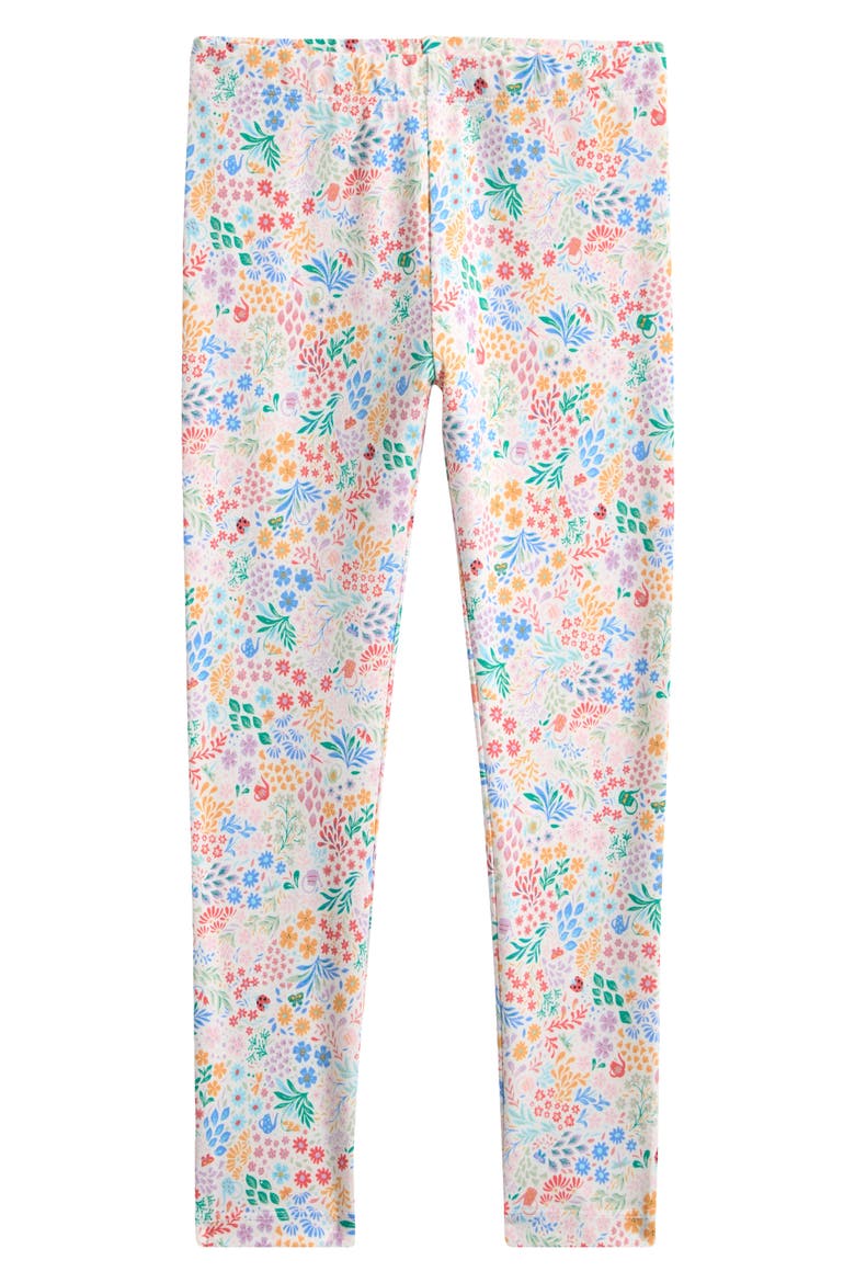 Kids' Core Leggings, Main, color, WHITE- MULTI GARDEN FRIENDS
