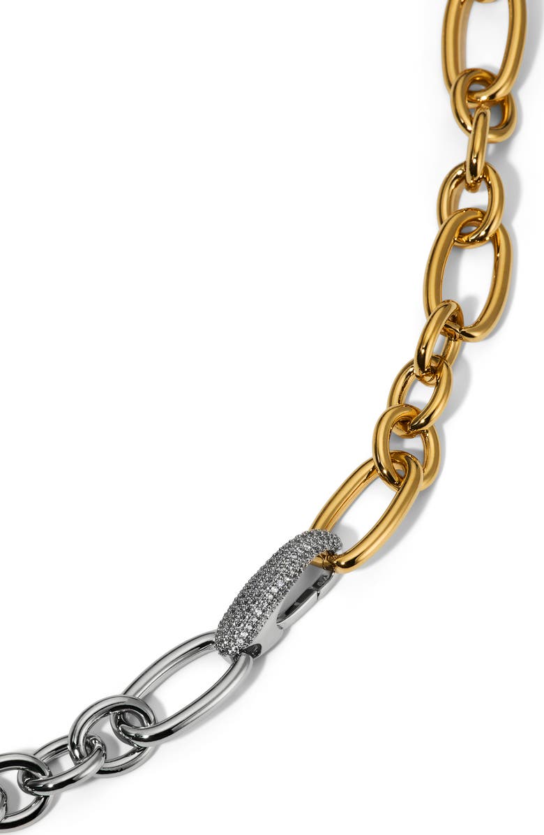 Nadri Large Gemini Link Chain Necklace, Alternate, color, 