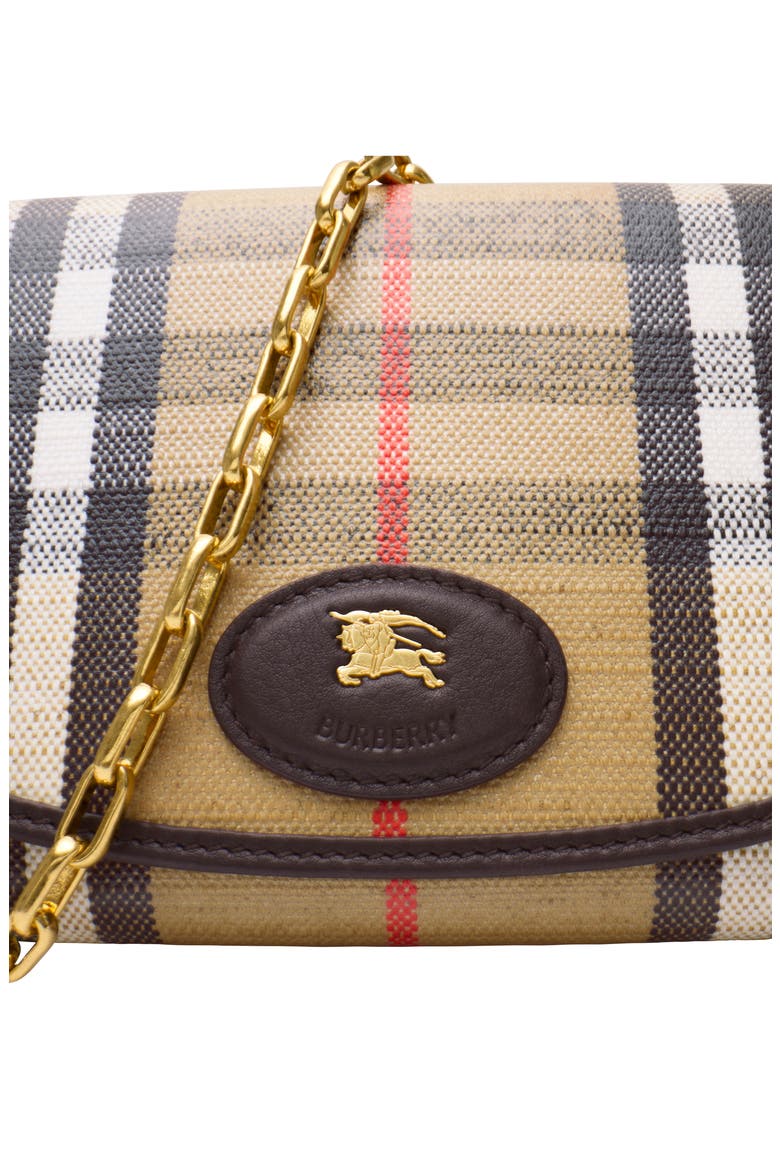 Highlands Coated Canvas Wallet on a Chain, Alternate, color, SAND
