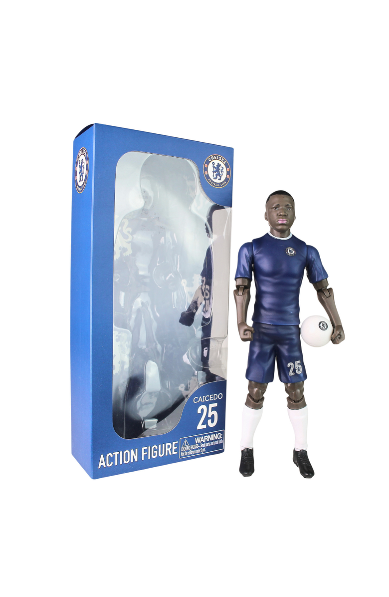Banbo Toys SOCKERS Chelsea Moises Caicedo 8" Collectible Soccer Action Figure, Main, color, NO COLOR