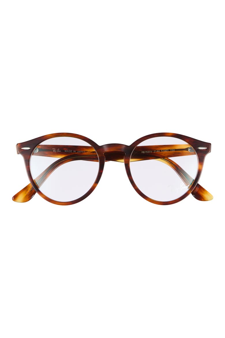 Phantos 51mm Optical Glasses, Main, color, STRIPED HAVANA