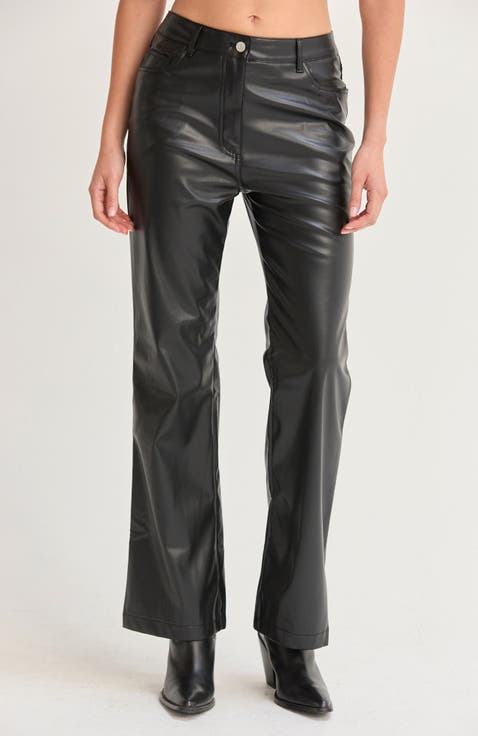 Faux Leather Pants