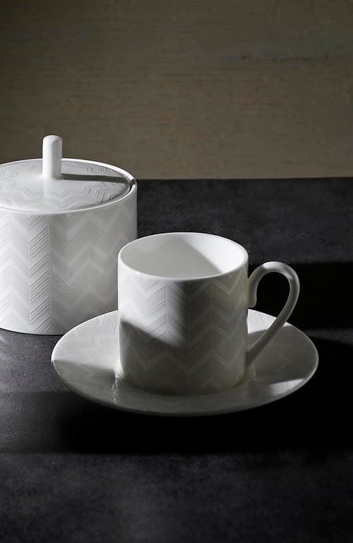 Missoni Home Tableware Coffee Cup & Saucer Zig Zag Set Of 6