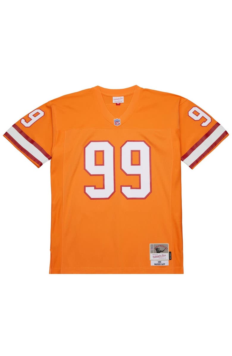 Mitchell & Ness Men's Mitchell & Ness Warren Sapp Orange Tampa Bay Buccaneers 1995 Legacy Replica Jersey, Alternate, color, Orange
