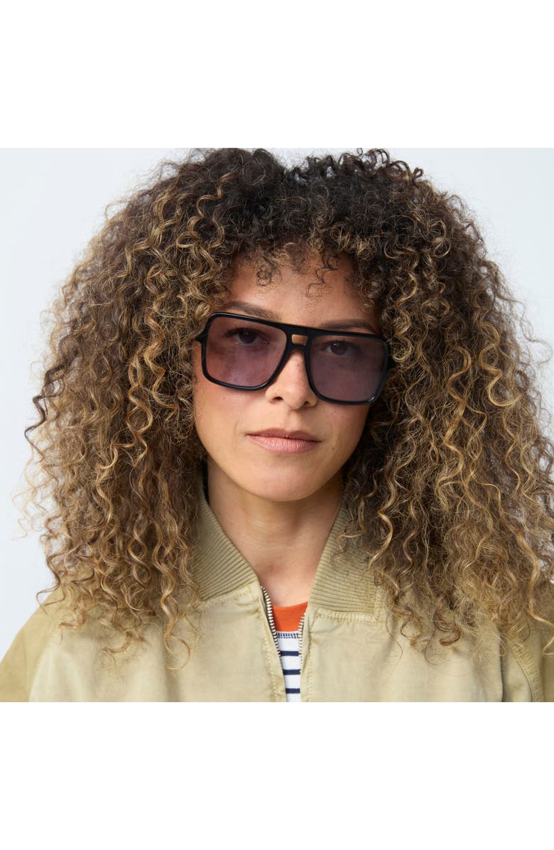 French Kiwis Eyewear Dallas Sunglasses, Alternate, color, Black