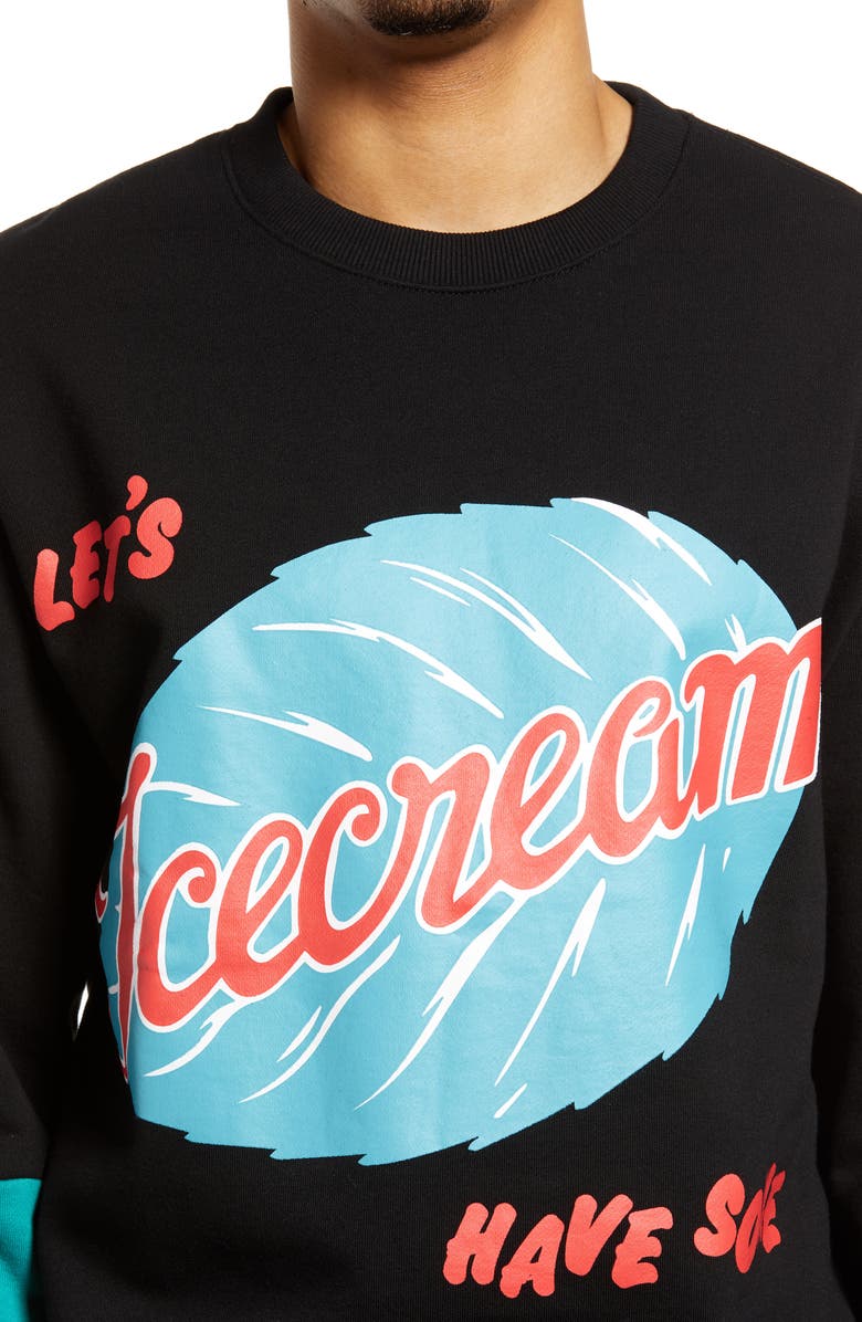 ICECREAM Men's Fall Crewneck Sweatshirt, Alternate, color,