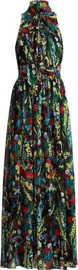Crinkle Georgette Maxi Sundress