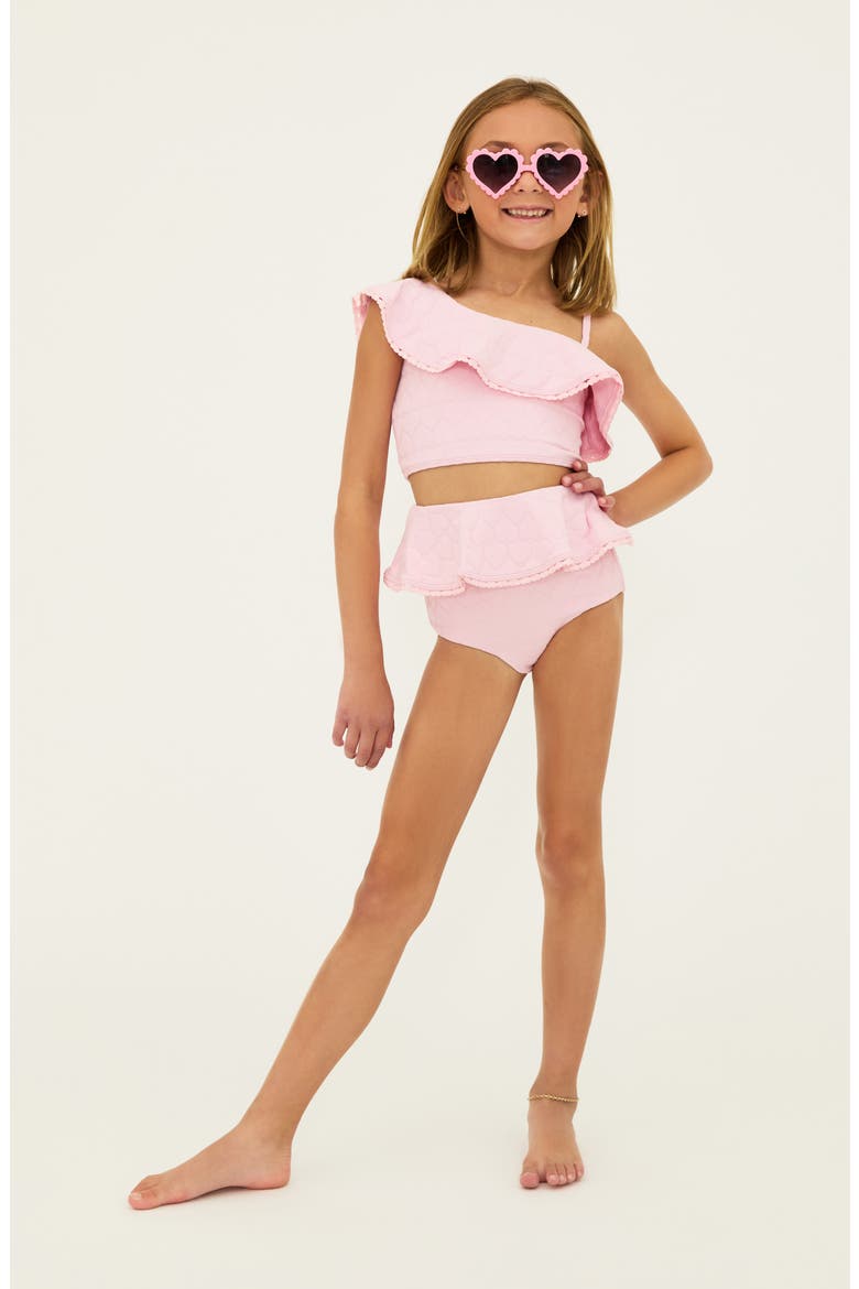 Kids' Little Ava/Daisy Two-Piece Swimsuit, Alternate, color, PINK SANDS