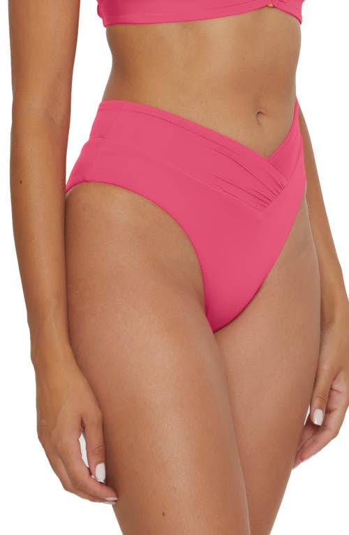 BECCA BECCA COLOR CODE HIGH WAIST BIKINI BOTTOMS 