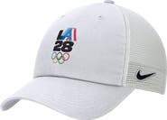 Nike Men's Nike White LA28 Summer Olympics Club Trucker Adjustable Hat