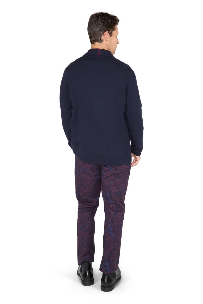 Jacob Merino Wool Sweater Blazer, Alternate, color, Navy