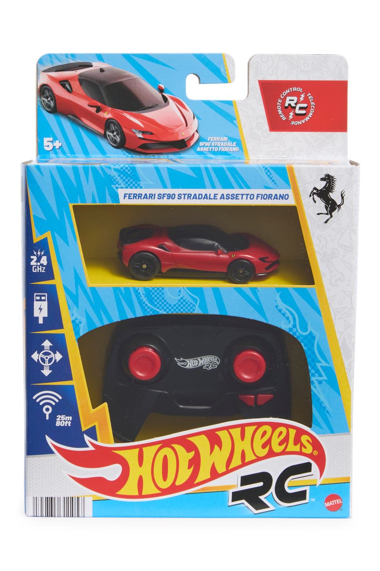 1:64 Ferrari SF90 Stradale Assetto Fiorano Battery Powered Remote Control Car, Main, color, ASST