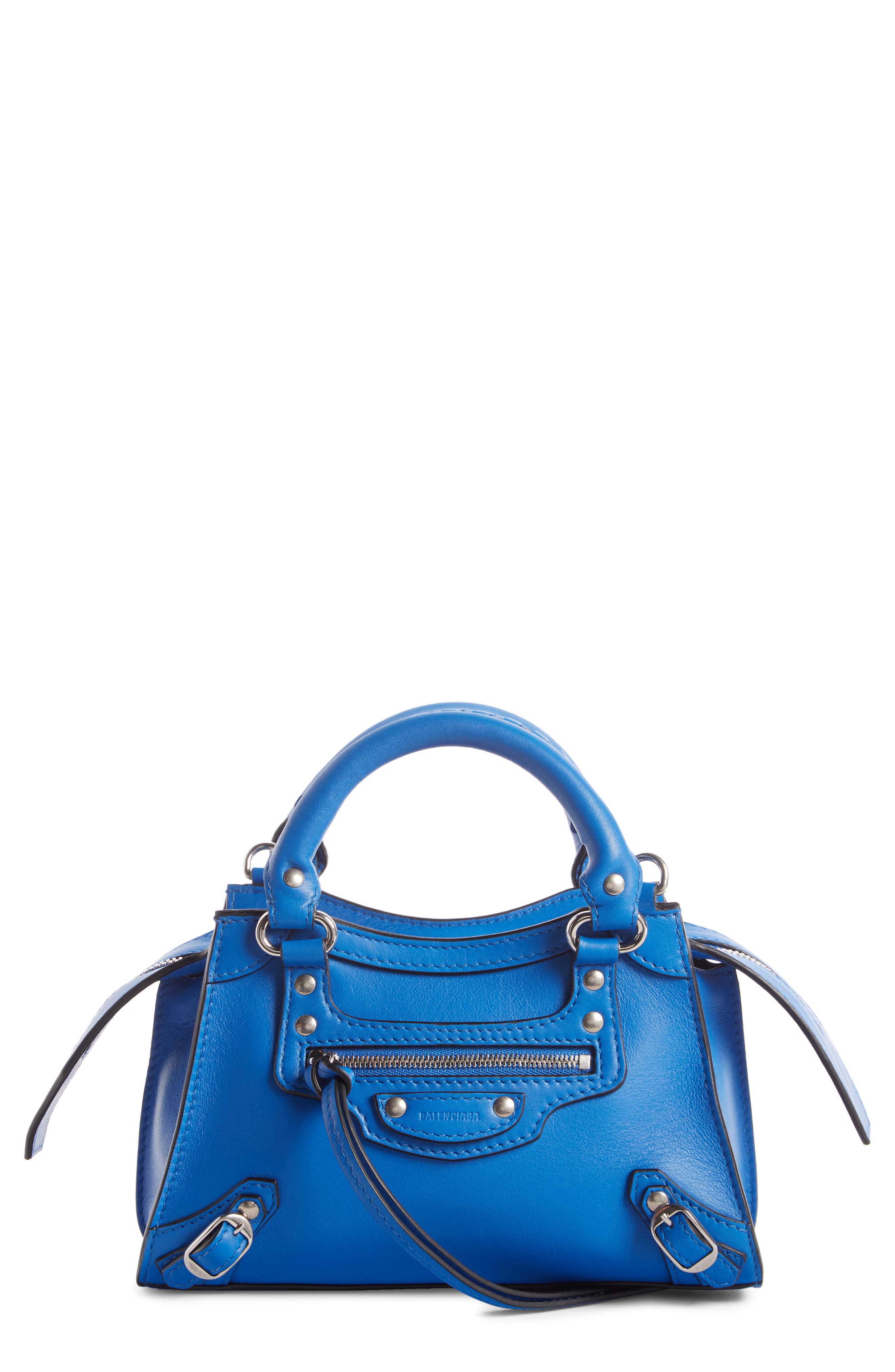 Balenciaga Neo Classic Mini Smooth Calfskin Crossbody Satchel, Main, color, 