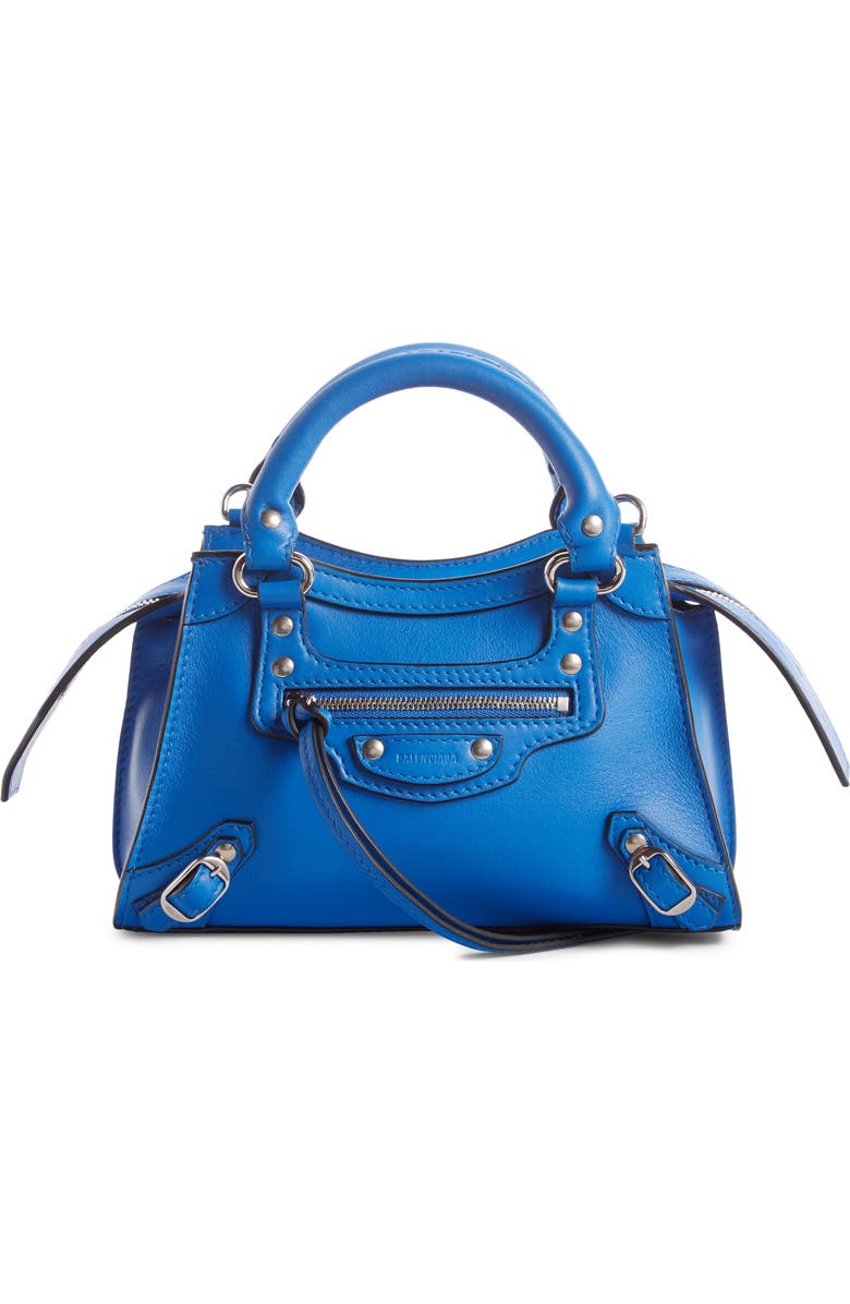 Balenciaga Neo Classic Mini Smooth Calfskin Crossbody Satchel, Main, color,
