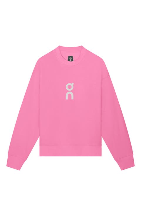 Club Crewneck Cotton Blend Sweatshirt