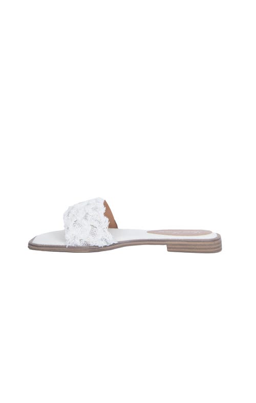 Lauren Lorraine Nina Sandals In White