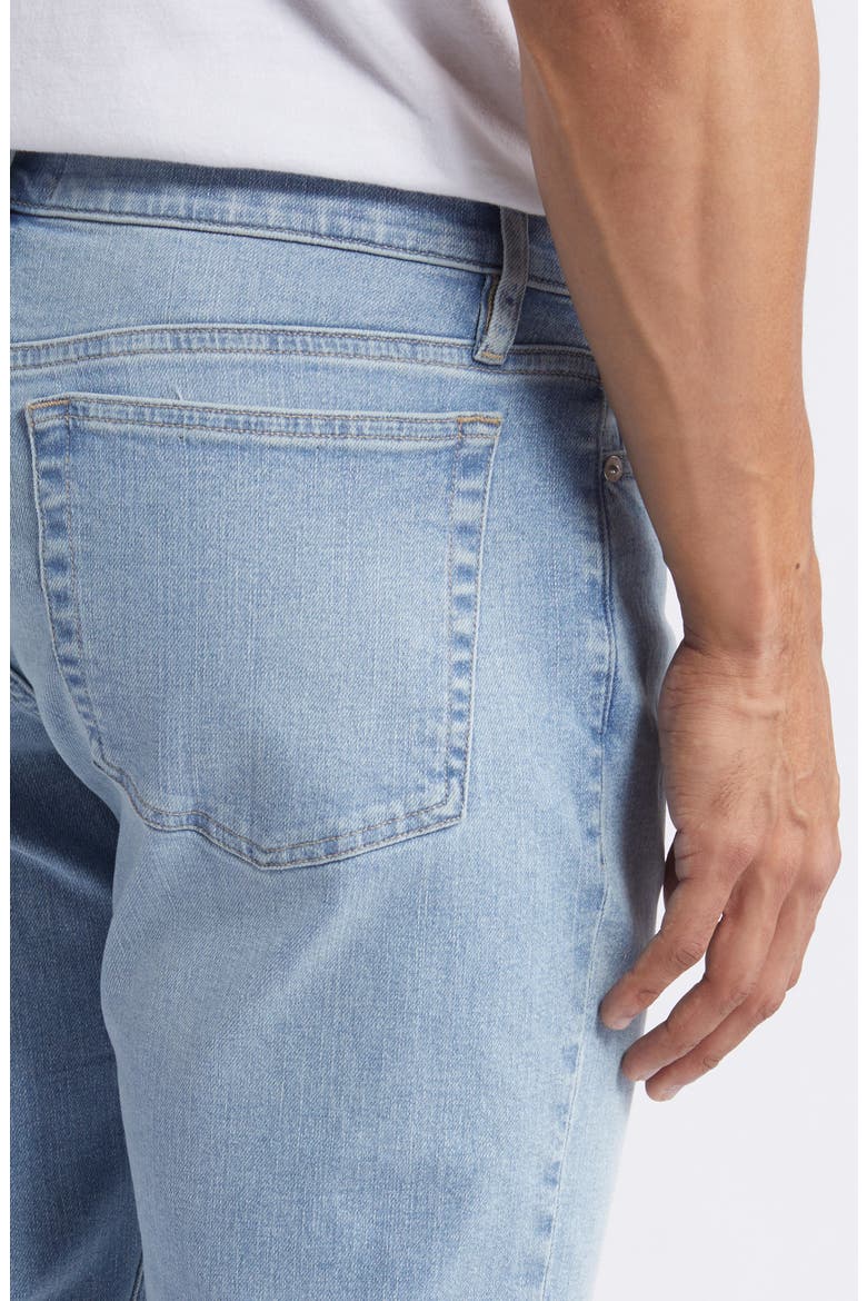 L'Homme Athletic Fit Jeans (Nordstrom Exclusive), Alternate, color, BLUE SPRINGS
