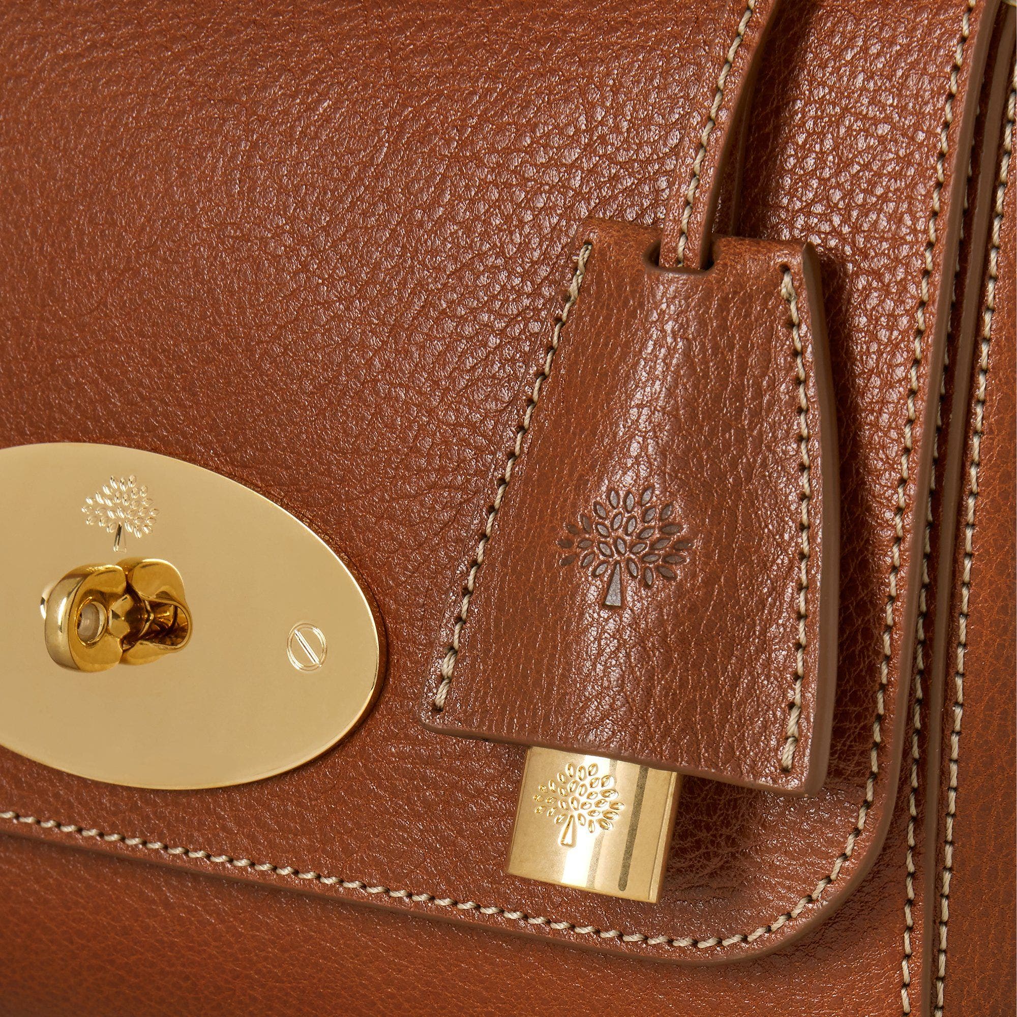 Lily Stitched Leather Convertible Shoulder Bag, Alternate, color, Oak