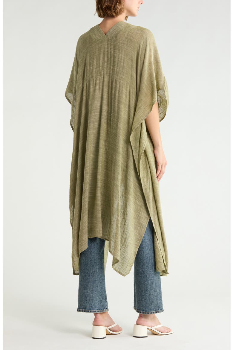 Tassel & Embroidered Duster, Alternate, color, SAGE