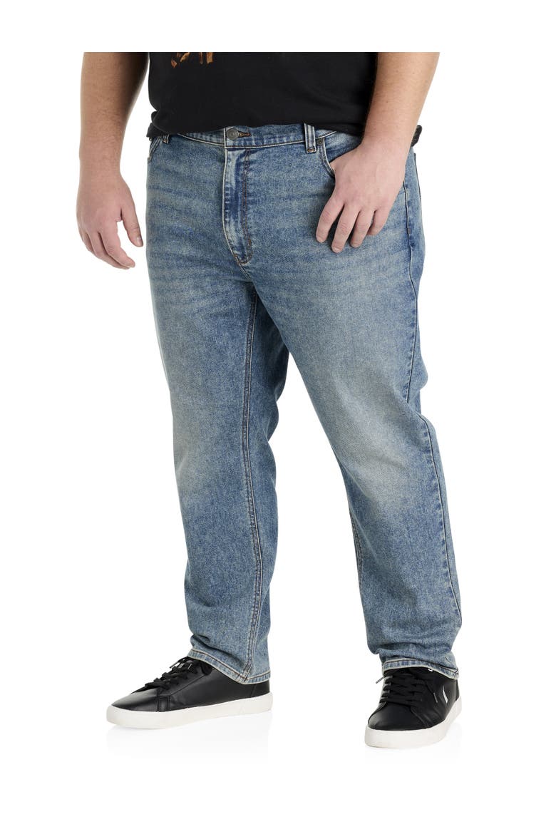 Big & Tall Vintage Tapered-Fit Jeans, Main, color, MEDIUM WASH VINTAGE