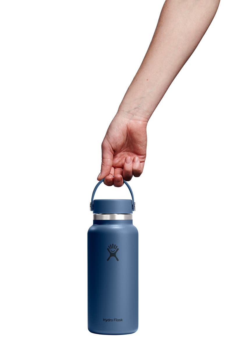32-Ounce Wide Flex Cap Bottle, Alternate, color, HARBOR BLUE