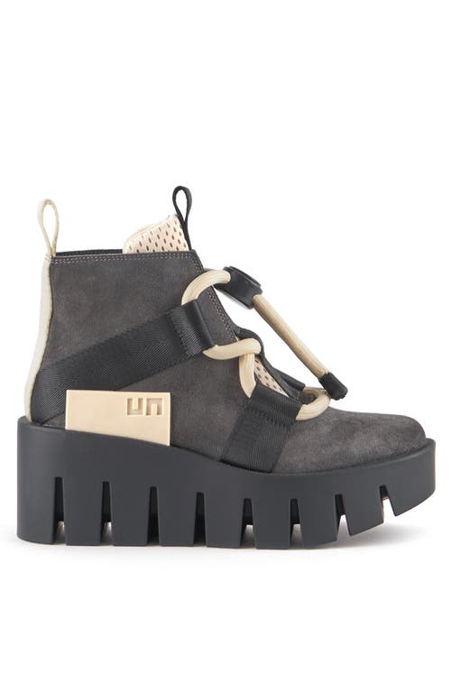 United Nude Grip Nomad Lo Platform Lug Bootie In Mono