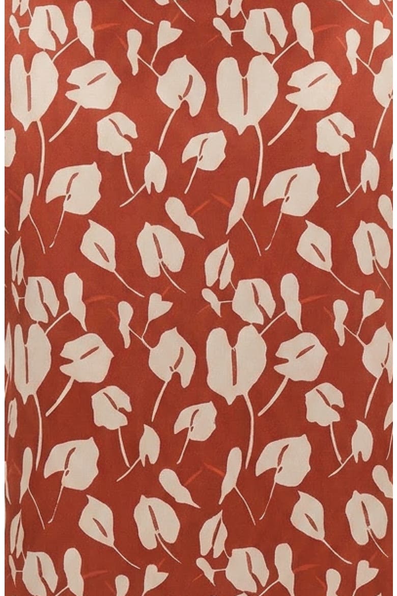 Danna Printed Midi Skirt, Alternate, color, BEIGE BRAVE FLORA