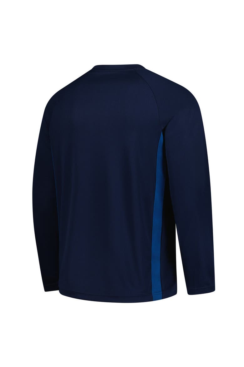 Men's Nike Navy Minnesota Timberwolves 2025/26 Authentic Pre-Game Legend Dri-FIT Long Sleeve Shooting Shirt, Alternate, color, Navy