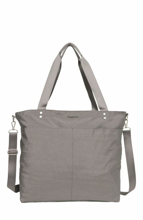 BAGGALLINI Large Carryall Weekender Tote Bag in Sterling Shimmer at Nordstrom