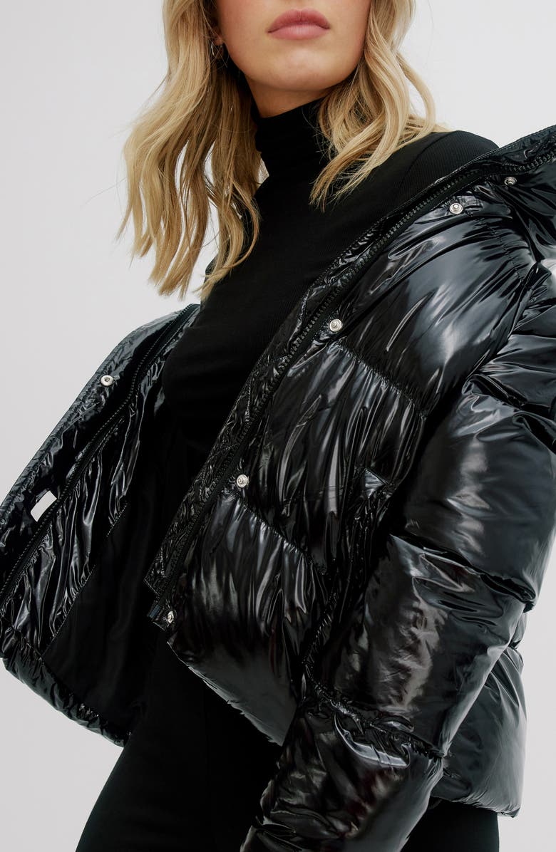 Noize Coco Crop Water Resistant Puffer Jacket, Alternate, color, 