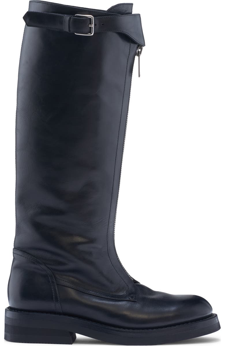 McQueen Knee High Riding Boot, Alternate, color, Black