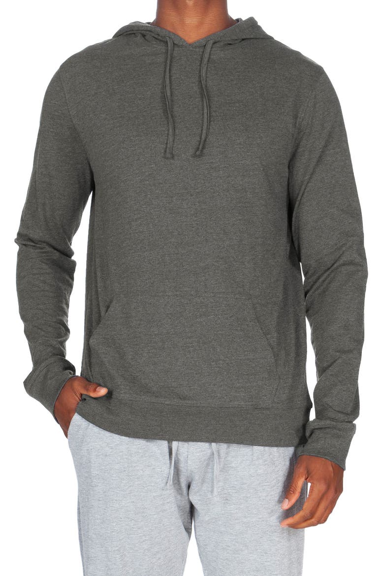 Supersoft Pullover Hoodie, Main, color, HEATHER DARK GREY