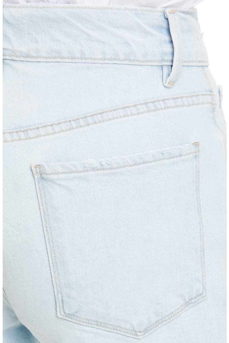 Le Tour High Waist Denim Shorts, Alternate, color, ALTADENA