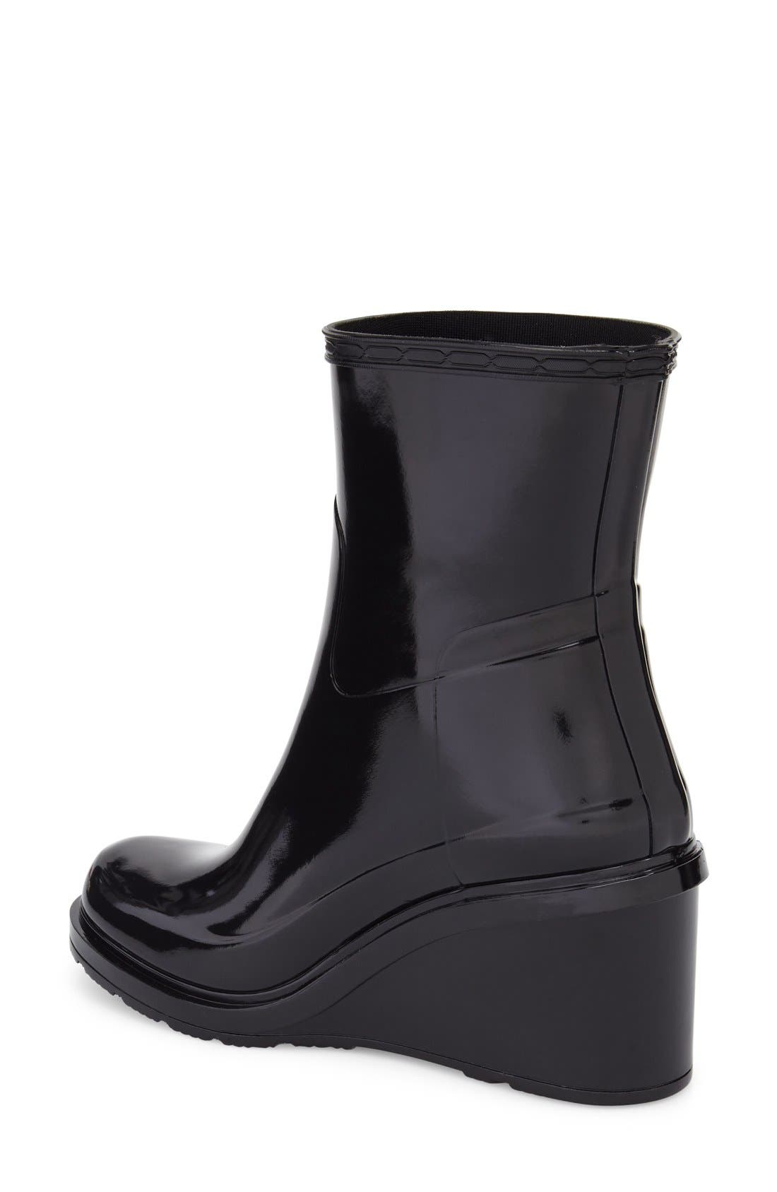 Hunter Original Refined Wedge Rain Boot, Alternate, color, 