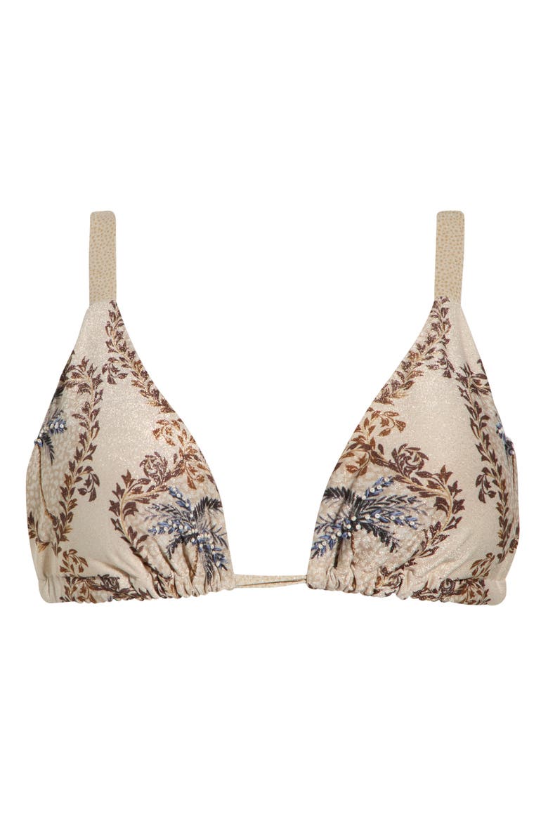 Cosita Linda Triangle Bikini Top, Main, color, Sirocco