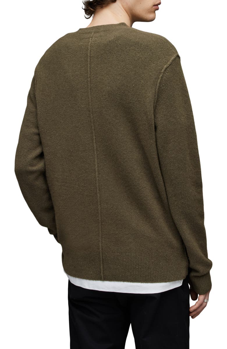 AllSaints Stratten Wool Blend Sweater, Alternate, color, 