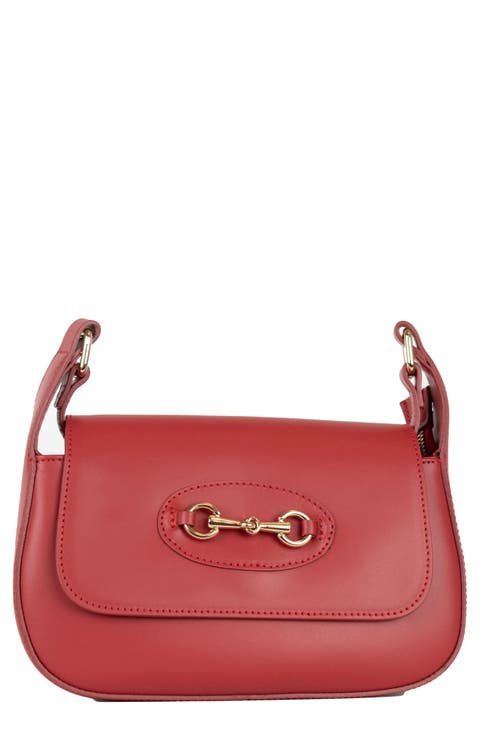 Reagan Bit Leather Shoulder Bag