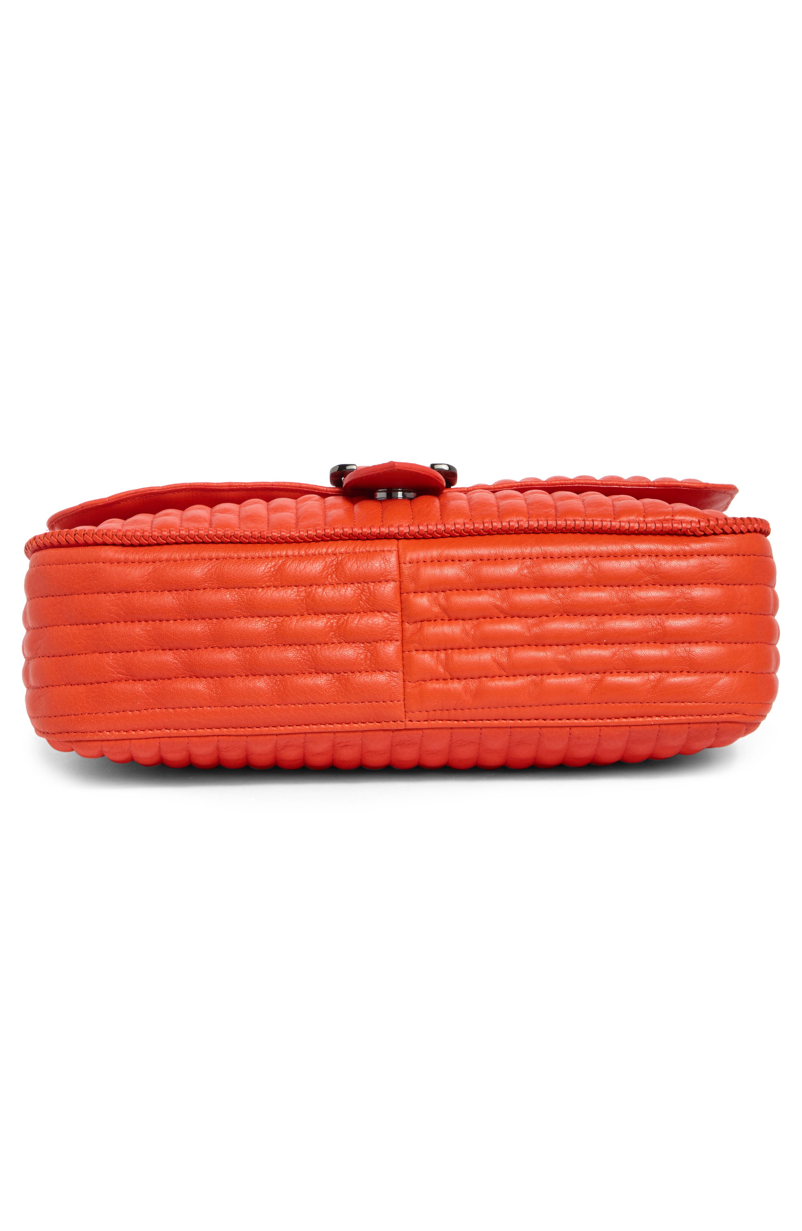 Longchamp Amazone Large Quilted Leather Crossbody Bag, Alternate, color, Poppy