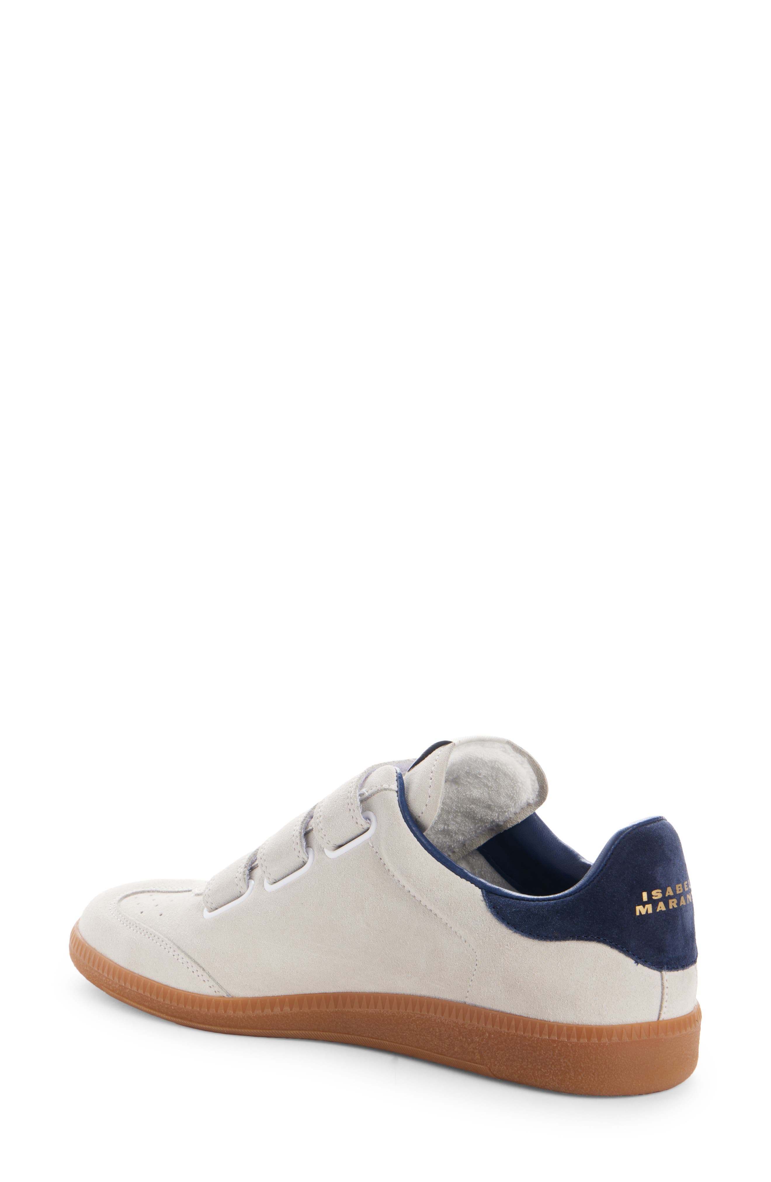 Beth Sneaker, Alternate, color, ECRU/ DARK BLUE