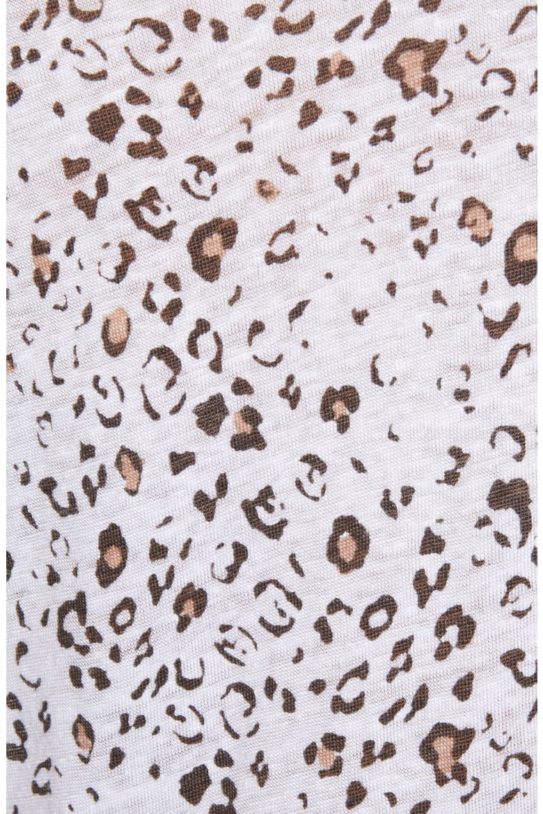 Jourdan Leopard Print Linen Blend Henley, Alternate, color, WHITE MOCHA LEOPARD