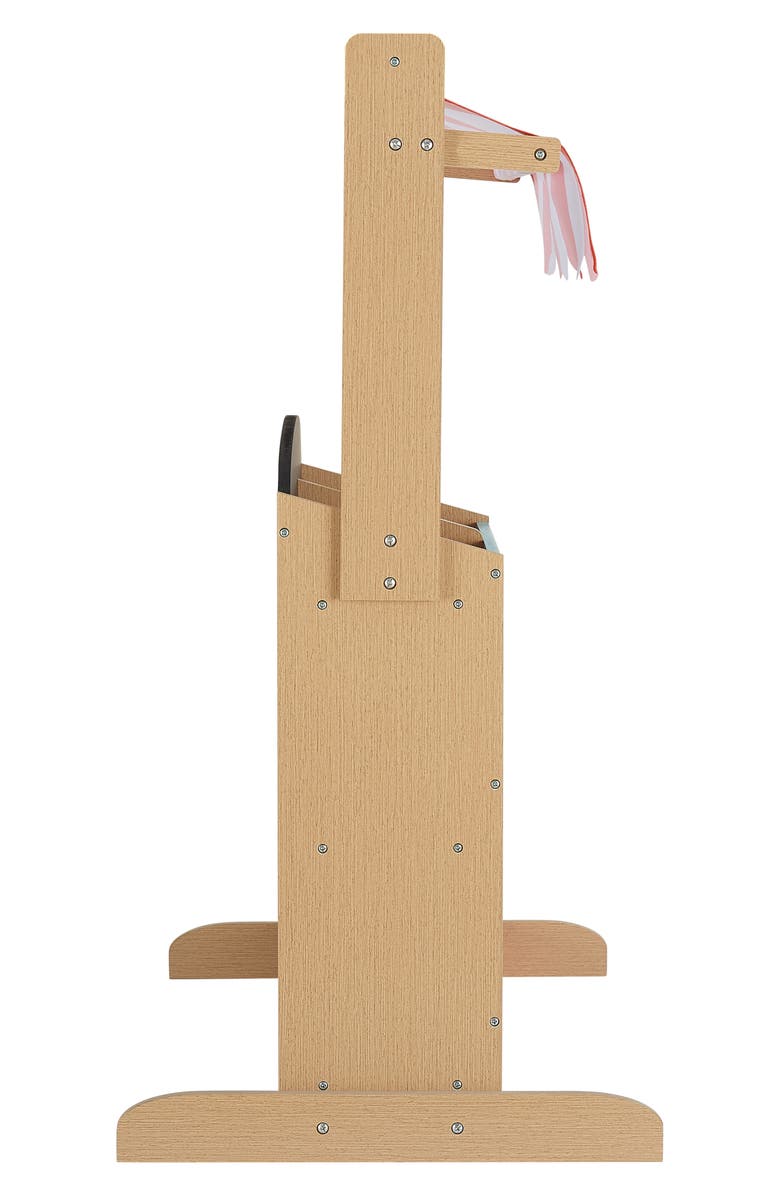 Teamson Kids My Little Helper Farmers' Market Stand, Alternate, color, Red