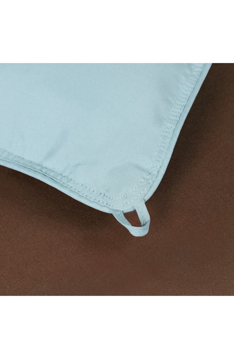 Superior Classic All-Season Reversible Down Alternative Comforter, Alternate, color, Choco-Sky Blue