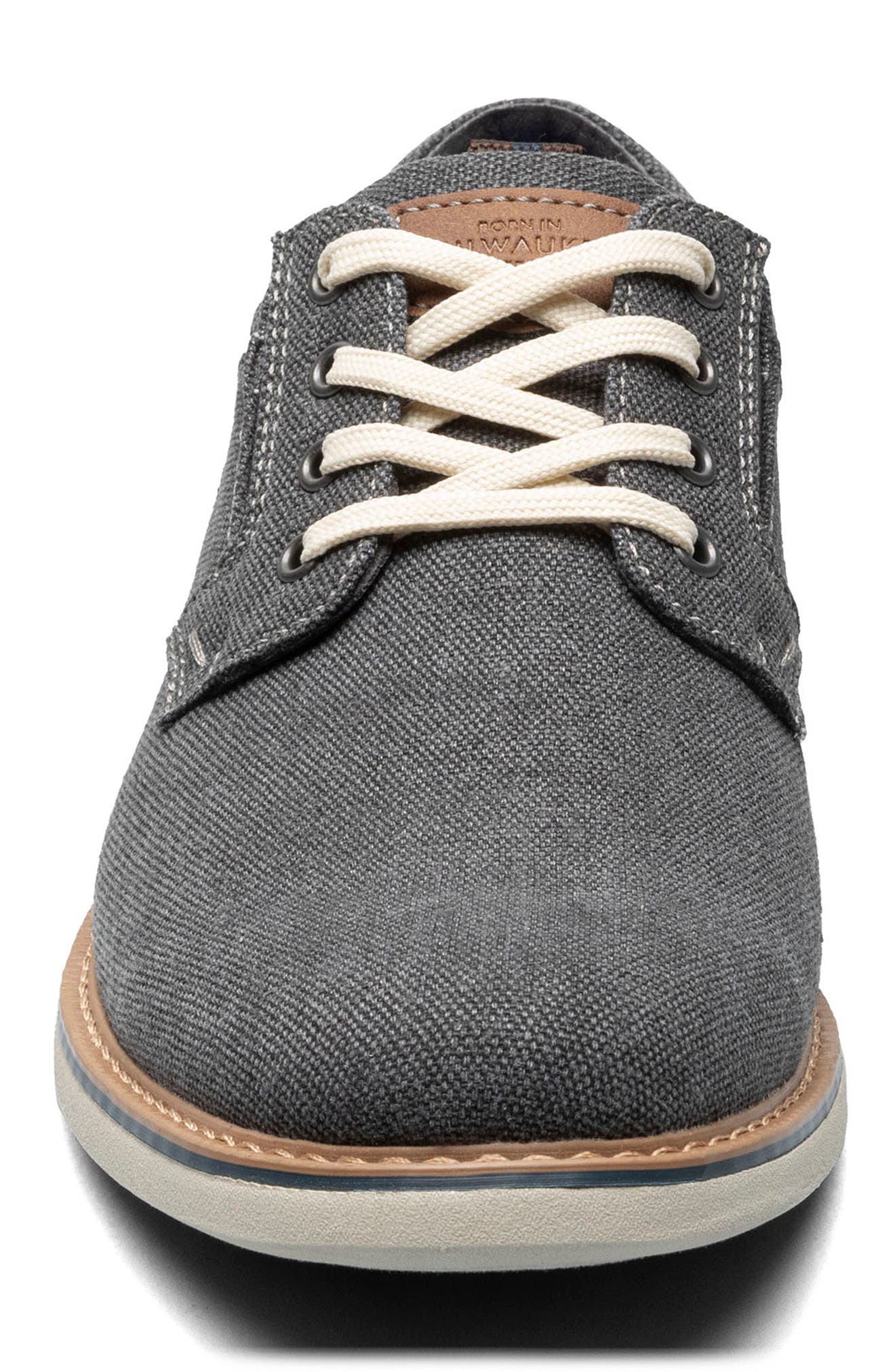 NUNN BUSH Otto Derby, Alternate, color, Gunmetal