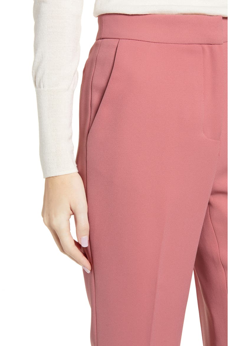 Wide Leg Suit Pants, Alternate, color, PINK COMPACT