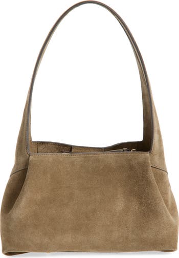 Medium Mercer Suede Hobo Bag