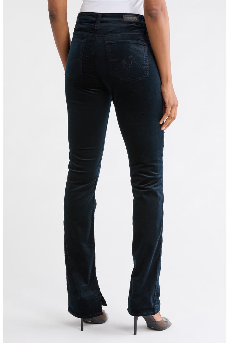 Mari Extended Skinny Jeans, Alternate, color, SUPER BLACK