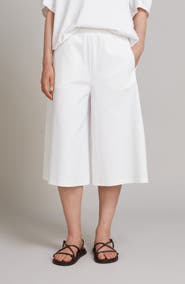 MM by Max Mara Crop Wide Leg Jersey Pants