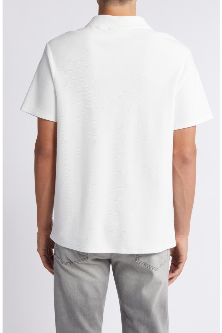 Jacquard Polo, Alternate, color, OFF WHITE